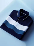 Classic Black & White Stripe Formal Shirt