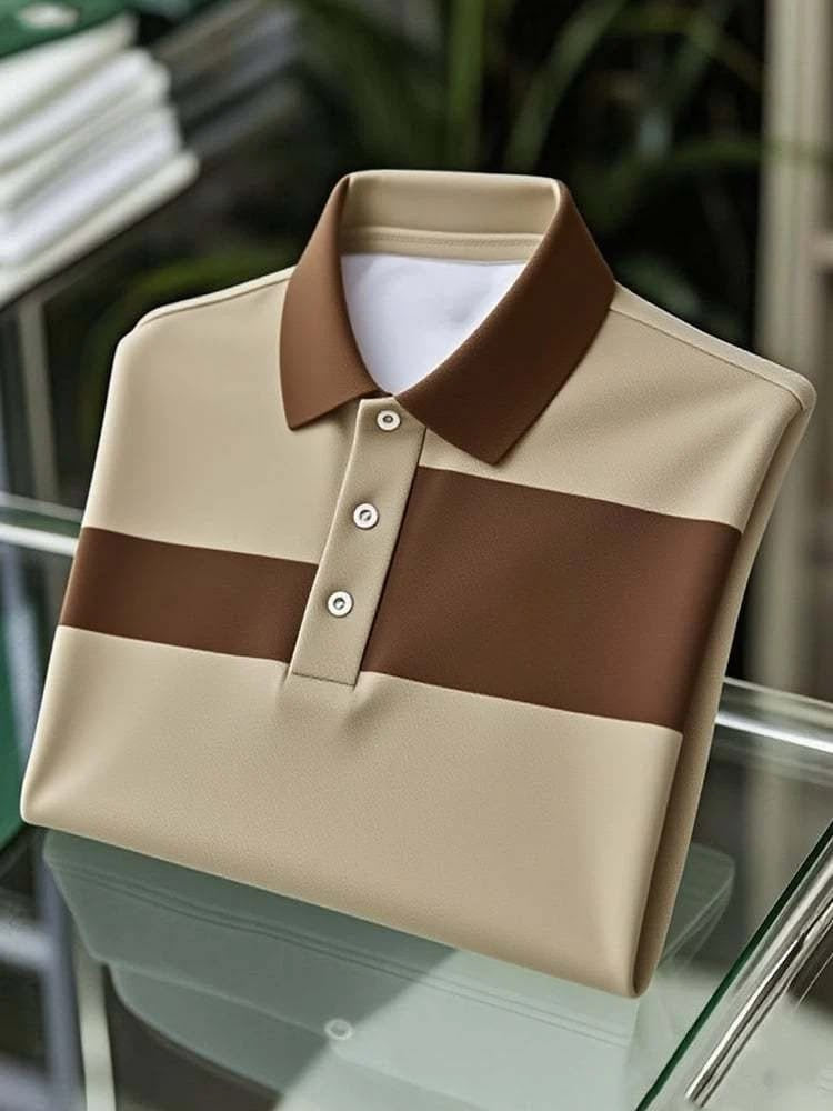 Premium Grey & White Stripe Formal Shirt