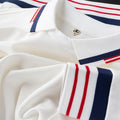 Men's White Imported Full Sleeve Polo T-Shirt -