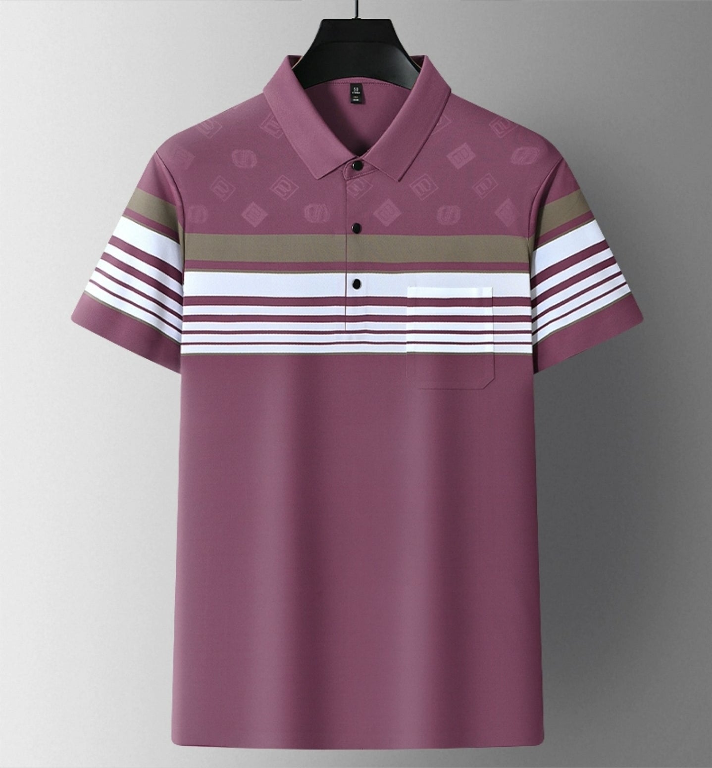 Men's Pink Imported Regular Fit Half Sleeve T-Shirt -