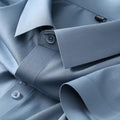 Men's Sky Blue Shatin Half Sleeve Shirt -