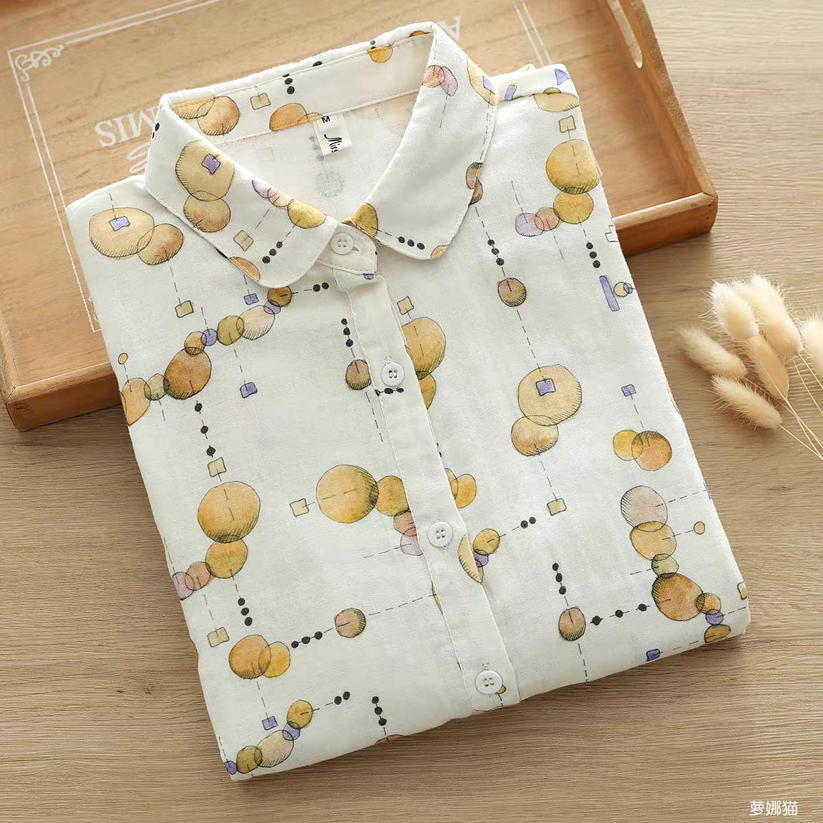 Men's White Printed Regular Fit Full Sleeve Shirts -