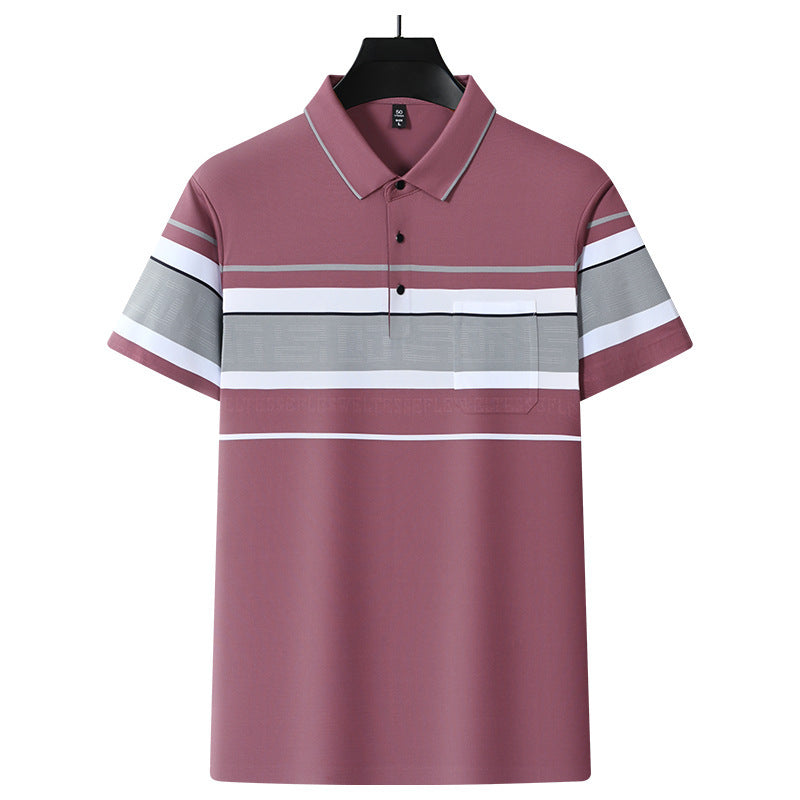 Men's Pink Regular Fit Half Sleeve T-Shirt -