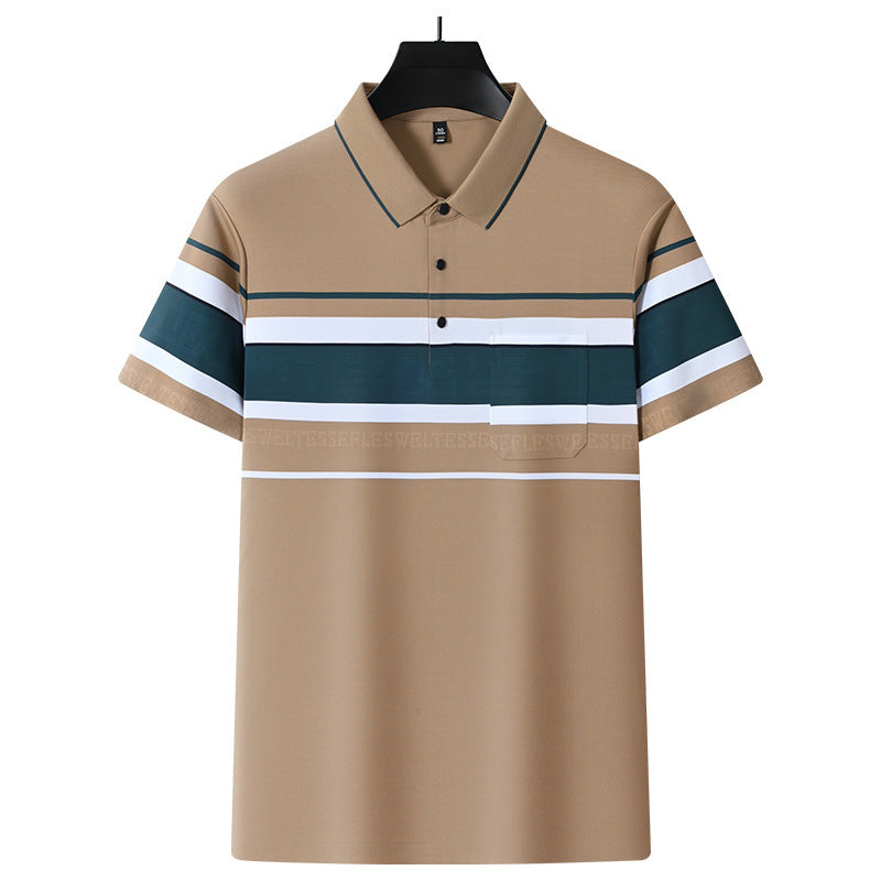 Men's Brown Regular Fit Half Sleeve T-Shirt -