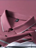 Men's Pink Stitchless Regular Fit Half Sleeve T-Shirt -