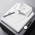 Premium White Contrast Collar Polo T-Shirt