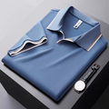Premium Classic Blue Contrast Collar Polo T-Shirt